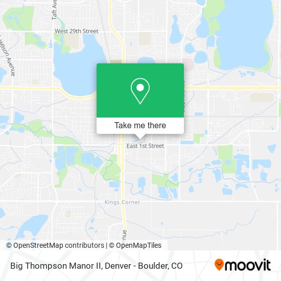 Mapa de Big Thompson Manor II