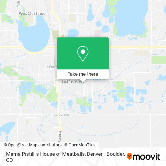 Mama Pistilli's House of Meatballs map