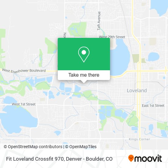 Fit Loveland Crossfit 970 map