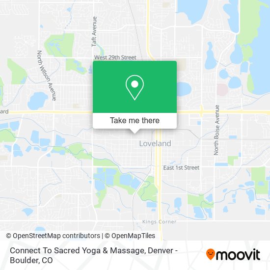 Mapa de Connect To Sacred Yoga & Massage