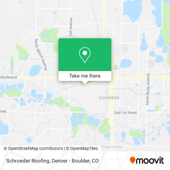 Schroeder Roofing map