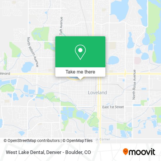 Mapa de West Lake Dental