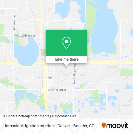 Mapa de Intoxalock Ignition Interlock