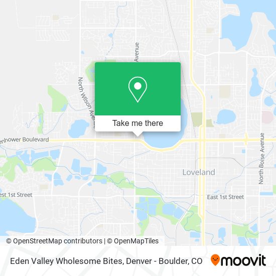Eden Valley Wholesome Bites map