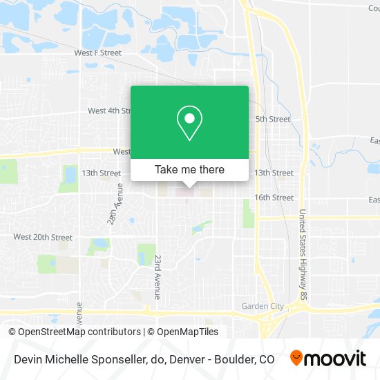 Mapa de Devin Michelle Sponseller, do
