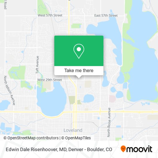 Mapa de Edwin Dale Risenhoover, MD