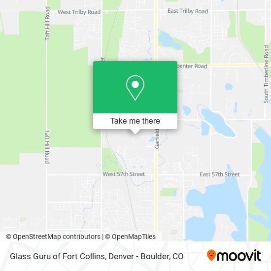 Glass Guru of Fort Collins map