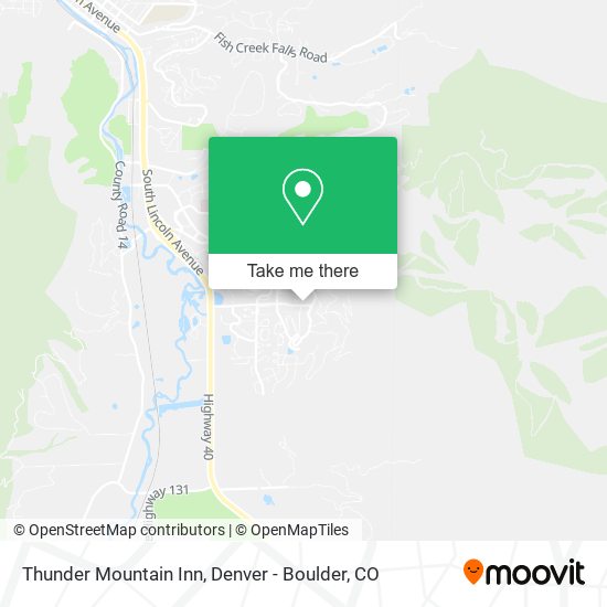 Mapa de Thunder Mountain Inn