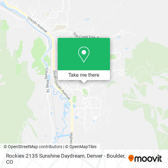 Mapa de Rockies 2135 Sunshine Daydream