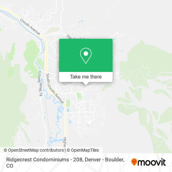 Ridgecrest Condominiums - 208 map