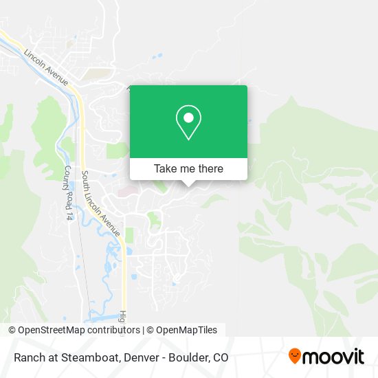 Ranch at Steamboat map