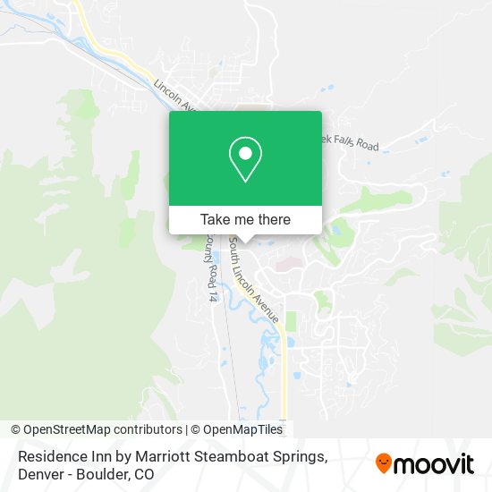 Residence Inn by Marriott Steamboat Springs map