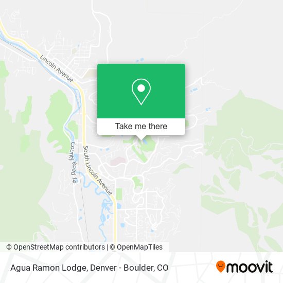 Agua Ramon Lodge map