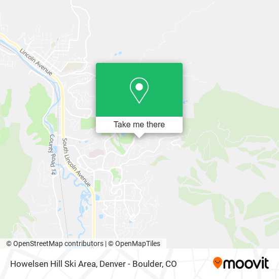 Howelsen Hill Ski Area map