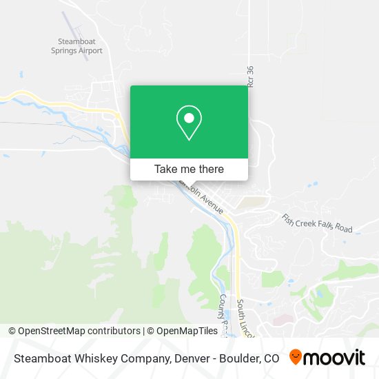 Steamboat Whiskey Company map