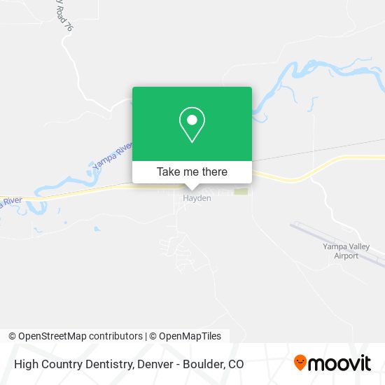 High Country Dentistry map