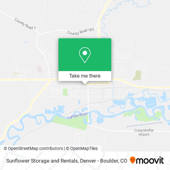 Mapa de Sunflower Storage and Rentals