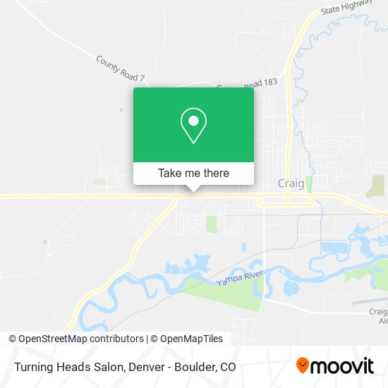 Mapa de Turning Heads Salon