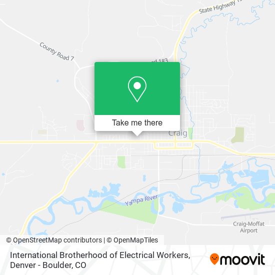 International Brotherhood of Electrical Workers map