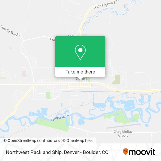 Mapa de Northwest Pack and Ship