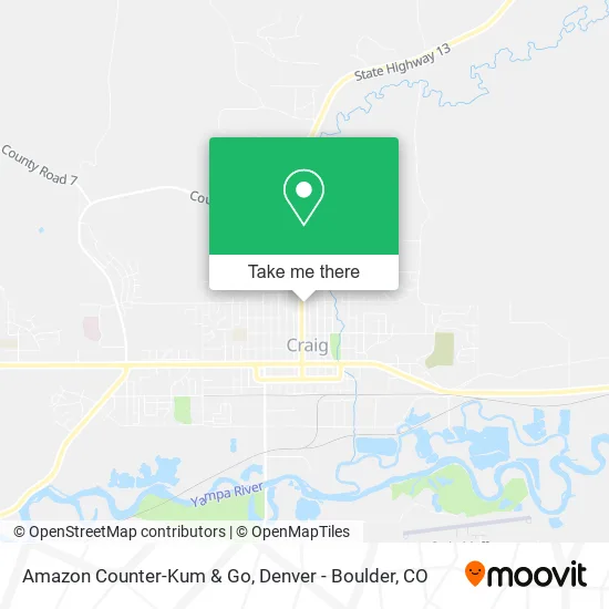Amazon Counter-Kum & Go map