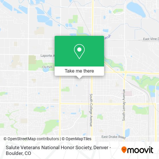 Salute Veterans National Honor Society map