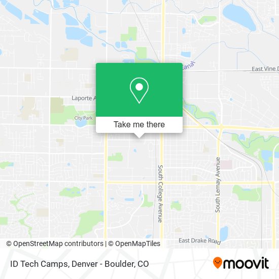 ID Tech Camps map