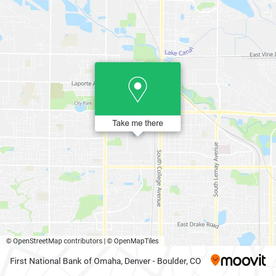 First National Bank of Omaha map