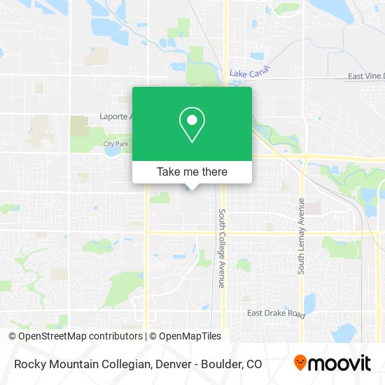 Mapa de Rocky Mountain Collegian