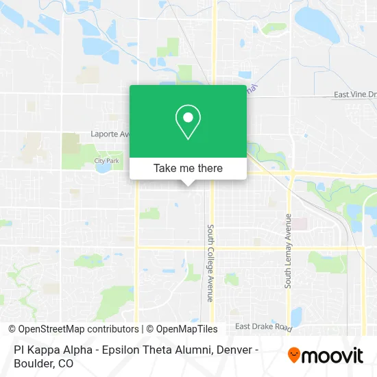 PI Kappa Alpha - Epsilon Theta Alumni map