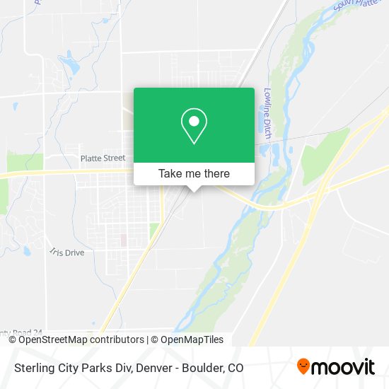 Sterling City Parks Div map