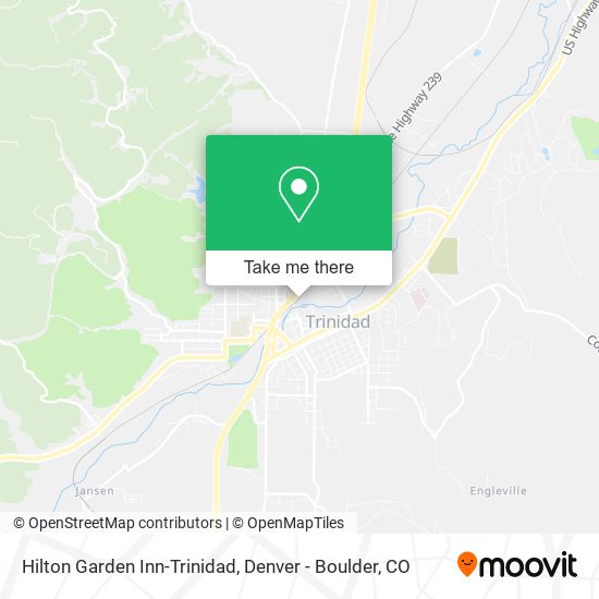 Hilton Garden Inn-Trinidad map