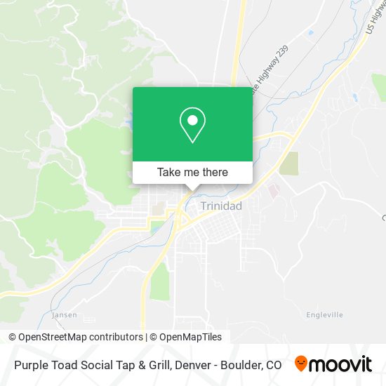 Mapa de Purple Toad Social Tap & Grill