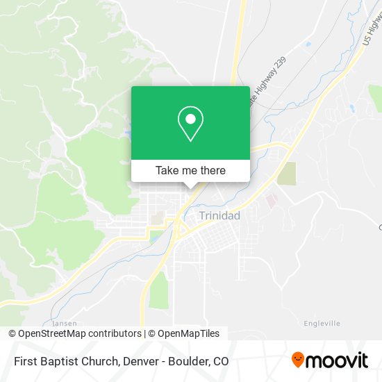 Mapa de First Baptist Church