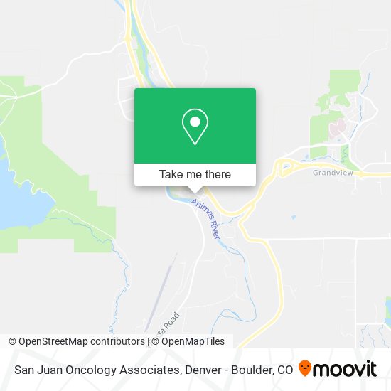 San Juan Oncology Associates map
