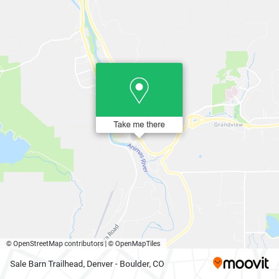 Sale Barn Trailhead map