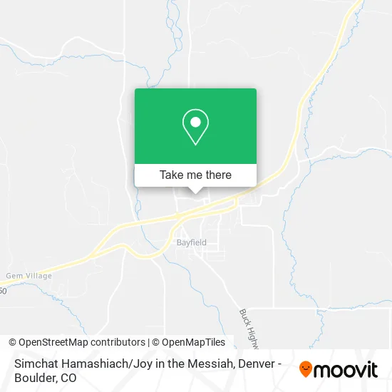 Simchat Hamashiach / Joy in the Messiah map