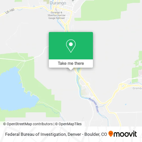 Federal Bureau of Investigation map
