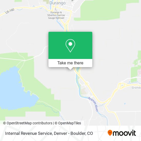 Mapa de Internal Revenue Service