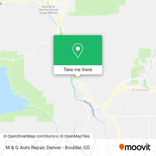 M & G Auto Repair map