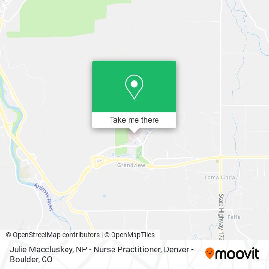 Mapa de Julie Maccluskey, NP - Nurse Practitioner
