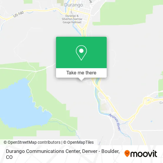 Durango Communications Center map