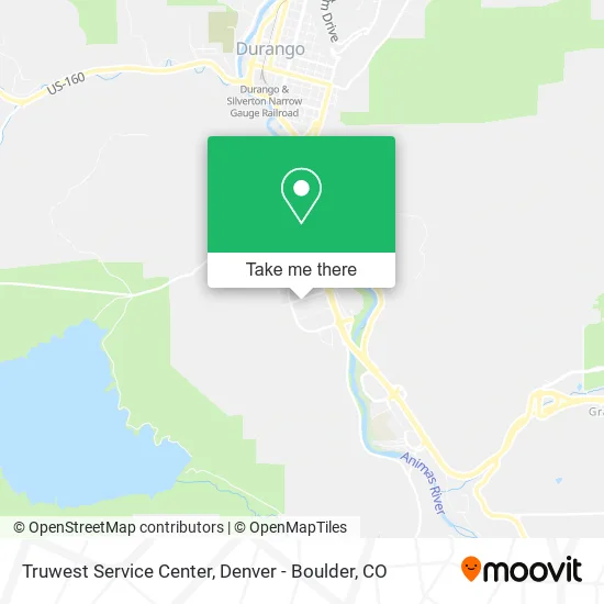Truwest Service Center map