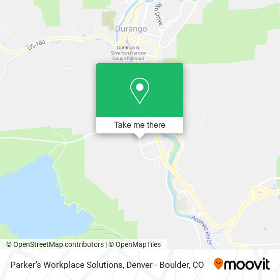 Parker's Workplace Solutions map
