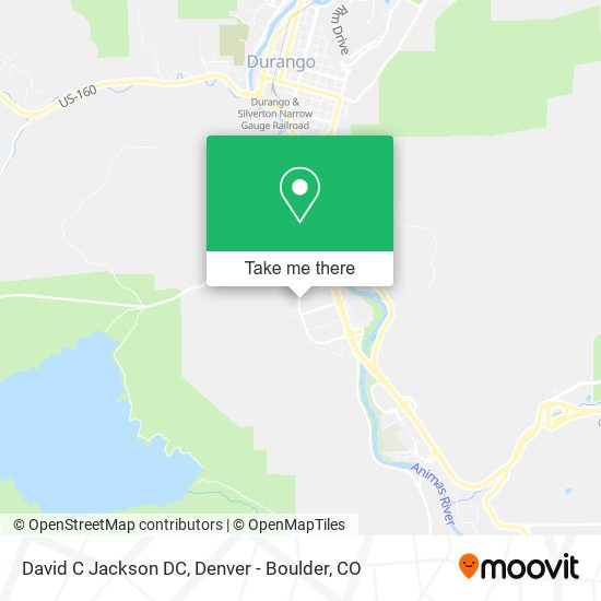 David C Jackson DC map