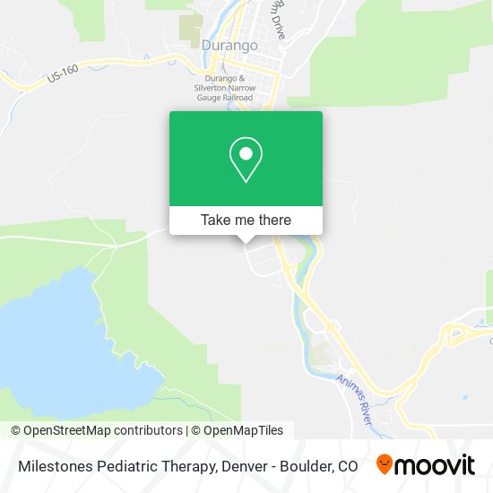Milestones Pediatric Therapy map