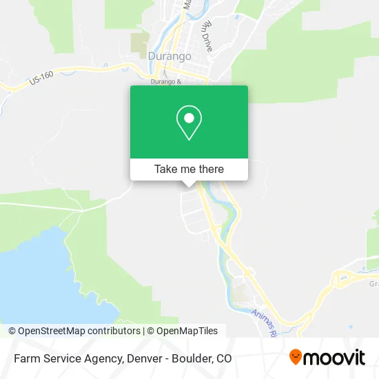 Farm Service Agency map