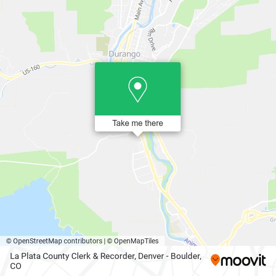 La Plata County Clerk & Recorder map