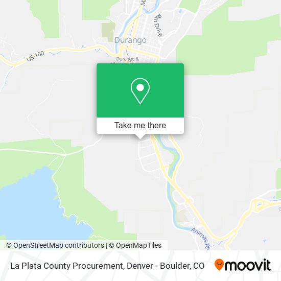 La Plata County Procurement map