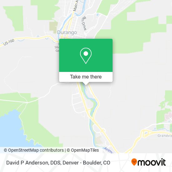 Mapa de David P Anderson, DDS
